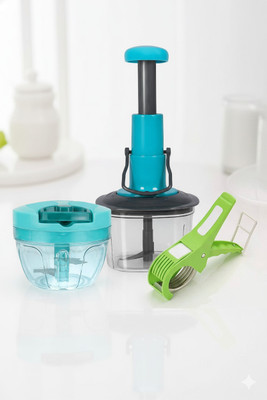 SK Fashion 2-ni-1 combo vegetable chopper Vegetable Chopper(1 Hend chopper)