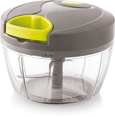 ANJALI Easy Choppy Plus 650ml Efficient and Quick Chopping Vegetable & Fruit Chopper(1 Grey)