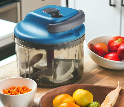 NHB BOUTIQUE German Tech Manual Dry Fruit Chopper with 2 Speed Control Switch Vegetable & Fruit Chopper(1 X German Chopper)