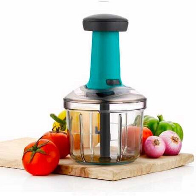 Abdul Sales by A MAGICAL HUB Hand Push 700 ML with 3 Stainless Steel Blades Vegetable & Fruit Chopper Vegetable & Fruit Chopper(1 chopper)