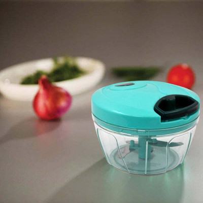 Crystal zone by 1 Multicolor Vegetable & Fruit Chopper(1Pc Mini Plastic Vegetable Chopper)