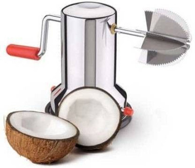 DIVY ENTERPRISE Stainless Steel Vacuum Base Coconut Scraper/Coconut Scrapers Machine/Coconut Scrapers Latest/ Coconut Graters/Coconut Graters for Kitchen/Coconut Crusher Machine/Coconut Shell Cutter Coconut Scraper(1 PCS Coconuts Scrapper)