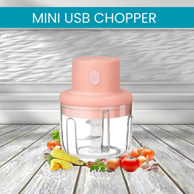 Clairbell Mini Rechargeable Chopper, Electric Chopper for Onion, Garlic and VegetableC129 Electric Vegetable & Fruit Chopper(1 chopper)
