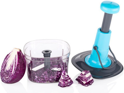 VRKITCHANHEVENS Pro Push Chopper (650ml) Vegetable & Fruit Chopper(1 Chopper)