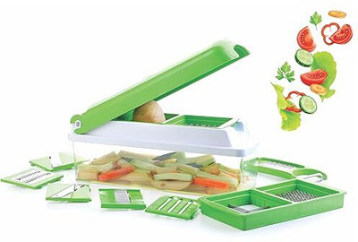 CRYSTAL by SS BLADE CRYSTAL MINI DICER Vegetable & Fruit Grater & Slicer(1, SET)