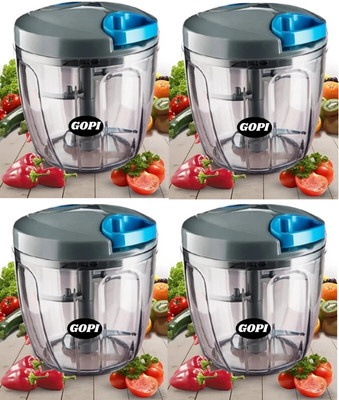 gopi by GopiStore R & G Bade Miya Vegetable & Fruit Chopper(4 Chopper)