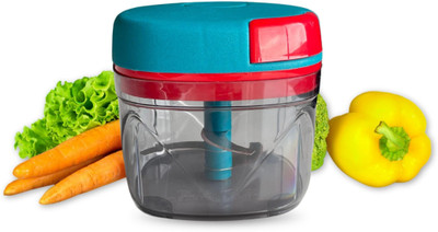 Bright 700 ml Easy Pull Chopper Vegetable & Fruit Chopper(1x 700 ml Blue Easy Pull Chopper)