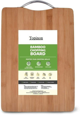 ON GATE Large Natural Bamboo Wood Chopping Cutting Board For Rs. 284 @ 68 %