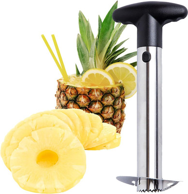 JBM ENTERPRISE Stainless steel Slicer and Corer for Pineapples Fruit Tool: Wedger Dicer Peeler Pineapple Slicer(Pack of 1)