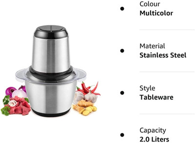 Mesmera fast meat blender Electric Vegetable & Fruit Chopper(1 FOOD CHOPPER)