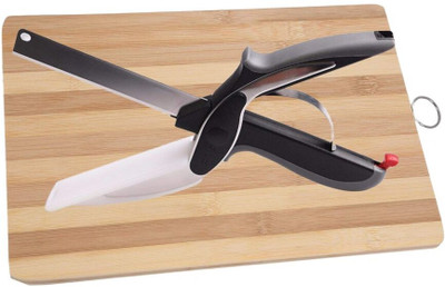 LKA Chopping Board & Clever Cutter Combo(Pack of 2) Vegetable & Fruit Chopper(2)