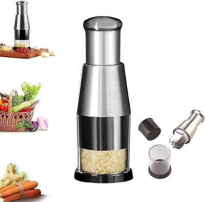 SONANI Vegetable Chopper Manually Chopping Manual Press Cutting Chopper(1 x Hand Press Garlic Chopper)