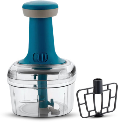 BaytSafe Manual Vegetable Chopper for Kitchen Hand Pull Onion Cutter with 3 Blades, 700ml Vegetable Chopper(1 chopper)