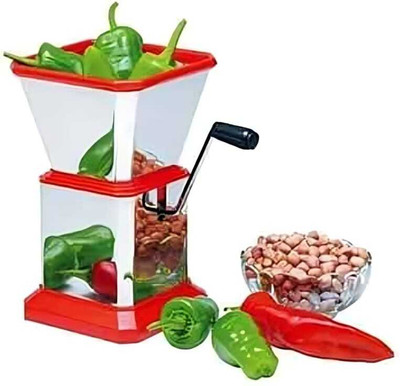 Natu by NATU Multipurpose Manual Chopper & Grinder use for Peppers, Nuts, Garlic & Spices Chopper(1 chopper)