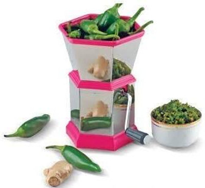 PRANSHI ENTERPRISE SS CHILLY- N- DRY FRUIT CUTTER (HEXAGONAL) Vegetable Chopper(1 CHOPPER)