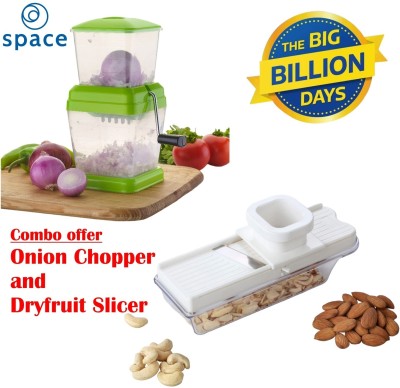 SPACE Vegetable & Fruit Grater & Slicer(Onion Chopper, Dry Fruit Slicer)