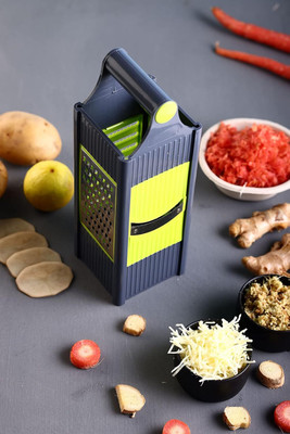 DIYAL ENTERPRISE 4 in 1 Slicer for Kitchen Vegetable & Fruit Grater Vegetable & Fruit Chopper(1 chopper)
