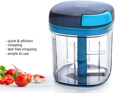 FUTURE KAART Handy Vegetable and Manual Onion Dry Fruit Maker Quick String Chopper Machine Vegetable & Fruit Chopper(650ml)