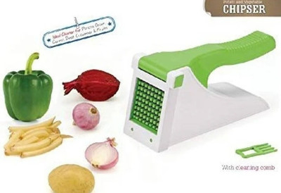 Fulkiza by FULKIZA French Fries Plastic Machine Steel Blades for Potato & Vegetables Finger Chips Vegetable & Fruit Grater & Slicer(Hand cutter, Potato Chipser)