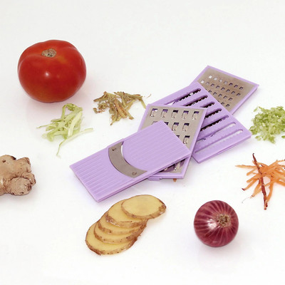 Anudap 4 In 1 Plastic Vegetable And Fruit Grater And Slicer For Kitchen Vegetable Slicer(1 Slicer)