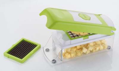 MAHADEV INFRASTRUCTURE 12 in 1 Multipurpose Chopper, Fruits & Vegetable Cutters, Grater Peeler Chipser Vegetable Chopper(1 SLICER, 9 BLADES)