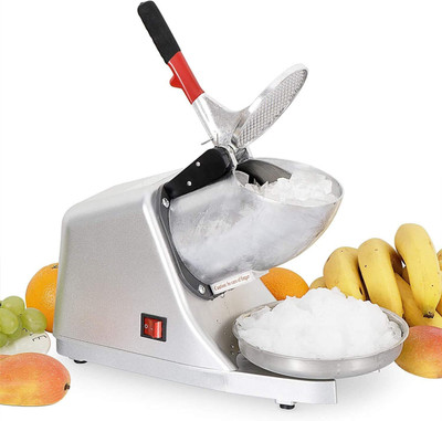 MADESMA Stainless Steel Electric Ice Crusher Machine with Three Baldes, 300 Watts Electric Chopper(1 x Ice Crusher)