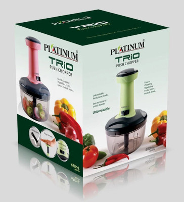 PLATINUM TRIO by Platinum Trio650ml Vegetable & Fruit Chopper(1 chopper)