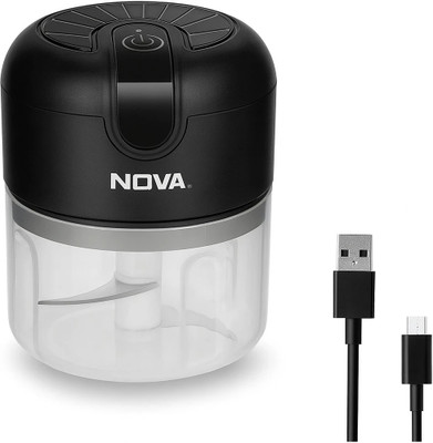 NOVA by Nova Quicko Rechargeable Mini Electric Vegetable & Fruit Chopper(1 Chopper, 1 Usb cable)