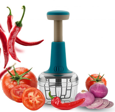 UFG Non-Electric 3 Blade Stainless Steel Chopper for Tomatoes Vegetable & Fruit Chopper(1 chopper)