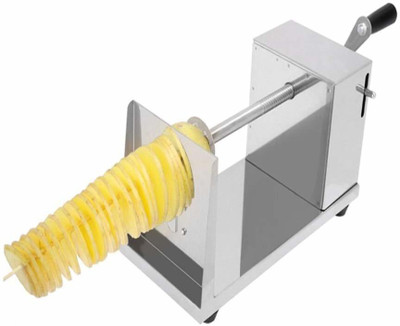 GVJ TRADERS Tornado Potato Slicer 2 Potato Grater & Slicer (1 MACHINE WITH 2 BLAD) Vegetable & Fruit Grater & Slicer(1)