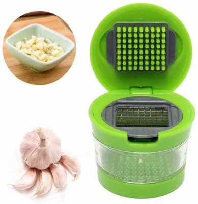 VRUTI by VRUTI Garlic & Ginger Cutter – Manual Slicer Mincer Peeler for Kitchen Vegetable & Fruit Chopper(1 x Garlic Chopper)