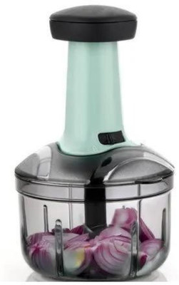 RK EMPIRE by ESKIA Hand Push 700 ML with 4 Stainless Steel Blades Vegetable & Fruit Chopper Vegetable & Fruit Chopper(1 * Chopper)