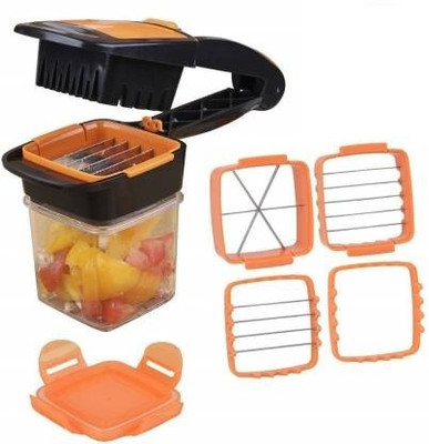 Worldwide e-Mart Multi-Function Nicer Dicer 5-In-1, Multicolor Vegetable & Fruit Chopper(1)