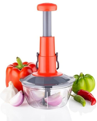 Theecommstore by TheEcommmStore red push chopper 01 Vegetable Chopper(1 Push Chopper)