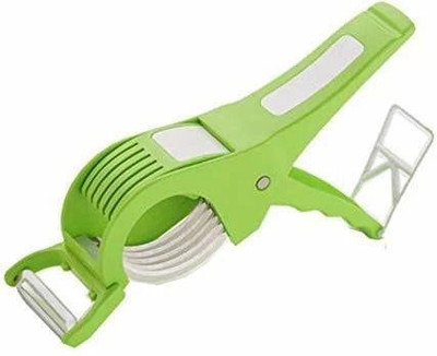 Oncarnival Plastic 2 in 1 Vegetable & Fruit Multi Cutter & Peeler,Veg Cutter Vegetable & Fruit Chopper(1)
