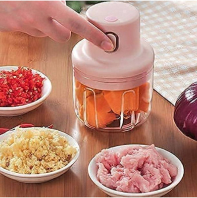 GUGGU DEV63_BA121-Electric Wireless Garlic Chopper For Vegetable and Fruits Electric Vegetable & Fruit Chopper(1)