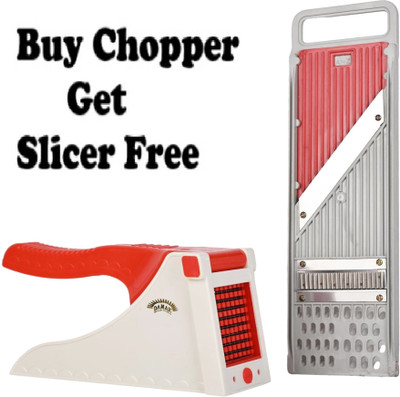 Calum Chopper & Slicer Potato Chipser French Frie Chips Maker Machine Vegetable Slicer Vegetable & Fruit Chopper(1 slicer)