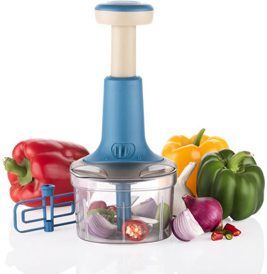 Vallaree PUSH CHOPPER 600ML SQUARE Vegetable & Fruit Chopper(1 Piece Hand Push Chopper)