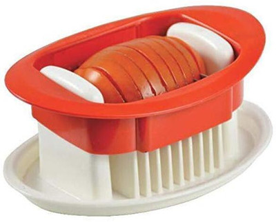 Lariox Tomato Slicer & Cutter Salad Maker with Safety Holder Made from Stainless Steel Sharp Blade Vegetable & Fruit Slicer(1 chopper)