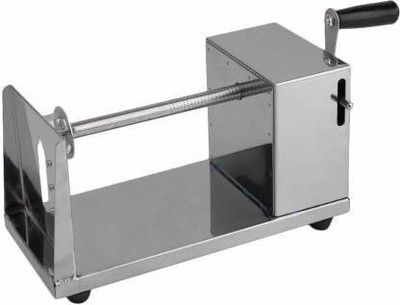 Global Enterprize by NA Stainless Steel Twister Curly Spiral French Fry Tornado Potato Slicer/cutter Machine, Silver Potato Grater & Slicer(1)