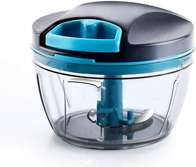 SMB ENTERPRISES Easy Pull Food Chopper - Vegetable Slicer and Dicer - Hand Held Vegetable & Fruit Chopper(1)