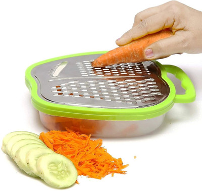 KARTUNBOX by KARTUNBOX 3 in 1 Cheese Grater for Kitchen with Storage Container Carrot Grater & Slicer(1 Chopper)