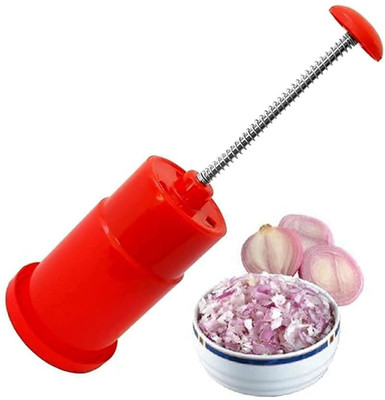 kayru Manual Hand Press Onion & Vegetable Chopper, Quick Cutter, Cutter to Cut Onion Vegetable Chopper(1 Press Onion Chopper)