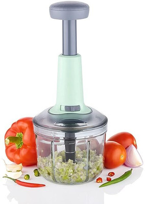 Vrinda radha 650 ml Manual Vegetable & Fruit Chopper with Sharp Blades & Container Vegetable & Fruit Chopper(1 chopper)