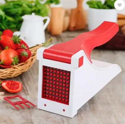Mohit Plastic Potato Chipser | French Fries Chips Maker Machine | Snacks Cutter/Chipser Vegetable & Fruit Chopper(1 pcs french fries maker)
