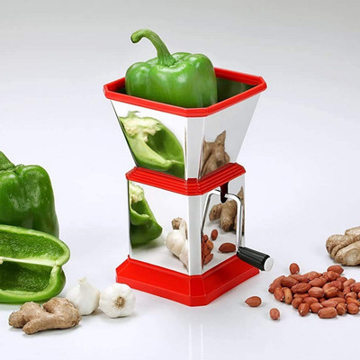 Qexle Multipurpose stainless steel chilly, onion and vegetable cutter chopper Vegetable Chopper(01 Unit Of CHILLY CUTTER)