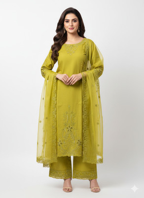 sw world Cotton Linen Women Churidar