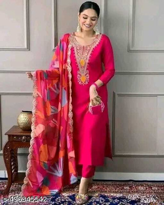 SINDDOR Cotton Women Churidar