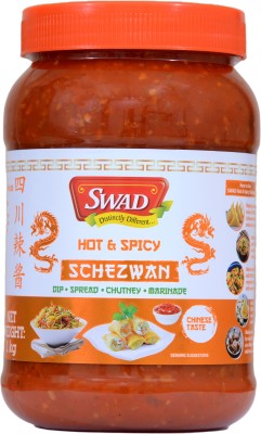 SWAD Hot & Spicy Schezwan | Dip | Spread | Marinate Chutney Paste(1 kg)