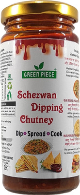 GREEN PIECE Schezwan Dipping Chutney Dip/Spread/Cook 250gm Chutney Paste(250 g)